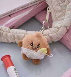 BT21 SHOOKY Baby Plush Keyring NEWBORN 2