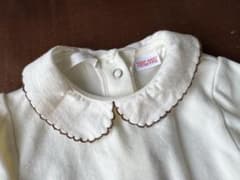 ZARAベビー　襟付きロンパース　刺繍のサムネイル
