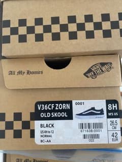 VANS オールドスクール All my homies ZORNコラボ　26.5のサムネイル