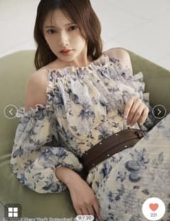 snidel NYBGギャザープリーツワンピースのサムネイル