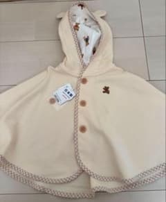 新品　ミキハウスポンチョのサムネイル
