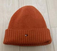 TOMMY HILFIGER トミーヒルフィガー ニット帽 オレンジ