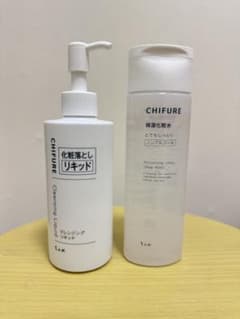 【未使用に近い】ちふれ クレンジングリキッド＆保湿化粧水 ノンアルコール セットのサムネイル