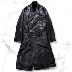 【最高級品】SERAPHIN レザートレンチコート 裏地リアルファー XL相当 最高級品】SERAPHIN レザートレンチコート 裏地リアルファー XL相当