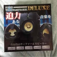 スピーカー SOUND WOOFER&SPEAKER 新品。色 ゴールドのサムネイル