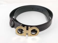 Salvatore Ferragamo 236091 ベルト レザーブラウン Salvatore Ferragamo 236091 ベルト レザーブラウン - メルカリ