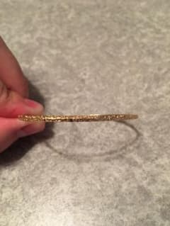 ※うさ様専用 アガット ローラーバングルのサムネイル