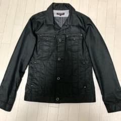 【値下げ中❗️】黒デニム　メンズ　ジャケットのサムネイル