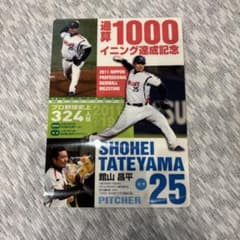 館山昌平　通算1000イニング達成記念下敷きのサムネイル