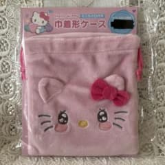 【新品未使用品】ハローキティ巾着形ケースのサムネイル