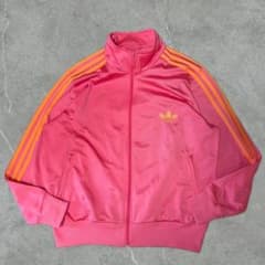 148 adidas ファイヤーバード トラックジャケットXL ピンク - メルカリ