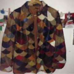 レザー パッチワーク ジャケットのサムネイル