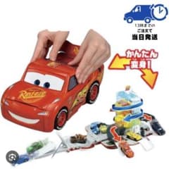 カーズ トミカ トルネードシューターに変身！マックィーン - メルカリ