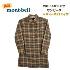 モンベル WIC.O.D.シャツ ワンピース XS レディース チェック柄のサムネイル