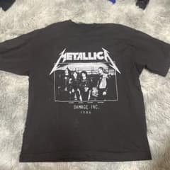 H&M Metallica ブラック S Australia バンドTシャツのサムネイル