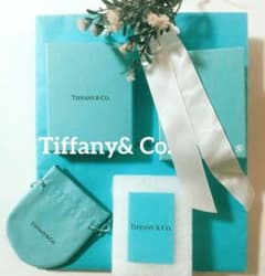 ♥Tiffany空箱 巾着袋 ショップ袋(リボン付き) カード ティファニー