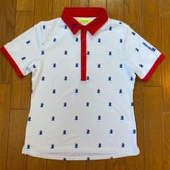ゴルフウェア半袖ポロシャツ Ｍ　レディース VIVB HEARＴのサムネイル