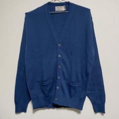 USA製 90s Sears ストアブランド アクリルカーディガン ブルー L