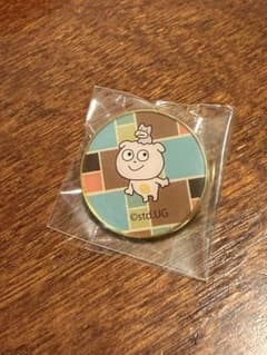 スタジオUG レジャフェス 時代旅行作品展　考えすぎぴこちゃん　ピンバッジのサムネイル