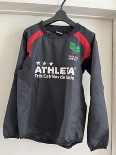 ATHLETA ピステ・ウィンドブレーカー 150 センチ黒赤のサムネイル