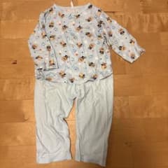 アンパンマン パジャマ 長袖 水色のサムネイル