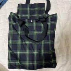 トートバッグ　タータンチェック柄　ハンドメイドのサムネイル