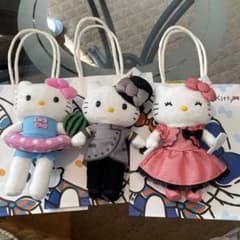 エクシブ　ハローキティ チャーム　ぬいぐるみ 2体セット エクシブハローキティ ぬいぐるみ 2体セット - メルカリ