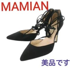 mi-c様専用　MAMIAN　マミアンレースアップパンプスのサムネイル