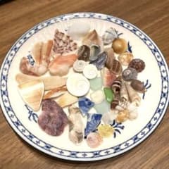 天然貝殻 シーグラス 陶器片 ハンドメイド素材セットのサムネイル