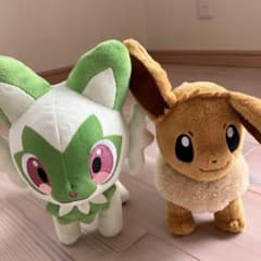 ポケモン ぬいぐるみ ニャオハ イーブイ 2点セット - メルカリ