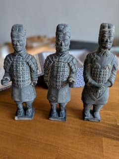 古代中国 　兵馬俑　3体セットのサムネイル