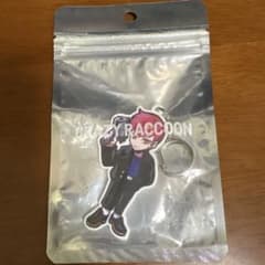 CRAZY RACCOON CR 아크릴 키 체인 Cpt