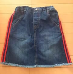 GU　デニムスカート　150cmのサムネイル