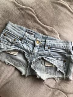 デニムショートパンツ スライのサムネイル