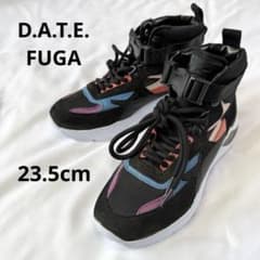 D.A.T.E. FUGA ハイカットスニーカー 金子綾コラボ 23.5 黒 - メルカリ