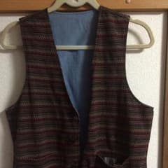 最終値下げTK takeo kikuchi ベスト ジレ ネイティヴ柄のサムネイル