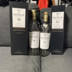 The Macallan 18年 12年 シェリーオークカスク 空瓶 - メルカリ