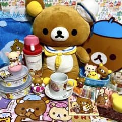 リラックマ まとめ売り マリンルックセーラーぬいぐるみXL ボンジュール食器他 リラックマ まとめ売り マリンルックセーラーぬいぐるみXL