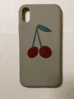 【韓国】iPhone XRソフトケース　さくらんぼのサムネイル