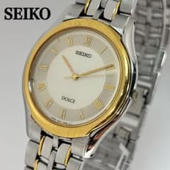 【電池新品 稼動】SEIKO ドルチェ ユニセックス 腕時計ローマインデックス. 電池新品 稼動】SEIKO ドルチェ ユニセックス 腕時計ローマ