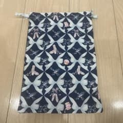 Chacott チャコット トゥリボン半メッシュ巾着Mサイズ シューズ入れのサムネイル