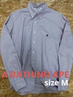 A BATHING APE チェックシャツ ボタンダウンのサムネイル