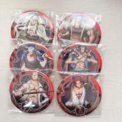 ONE PIECE 원피스 배 캔 배지 FILM RED 빨간 머리 해적단 세트