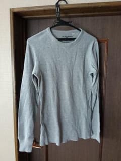AVIREX ワッフル長袖Tシャツ グレー Mのサムネイル