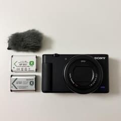 SONY ZV-1 デジタルカメラ バッテリー2個付き - メルカリ