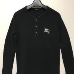Burberry BLACK LABEL ヘンリーネックカットソー 日本製のサムネイル