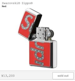 supreme×Swarovski ZIPPOのサムネイル
