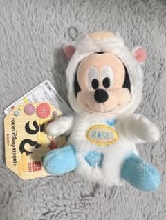 みーさん専用 2021年干支　牛と子 ミッキーマウス ぬいぐるみバッジのサムネイル