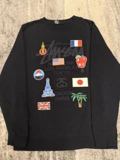 Stussy XL ブラック スウェット トレーナーのサムネイル
