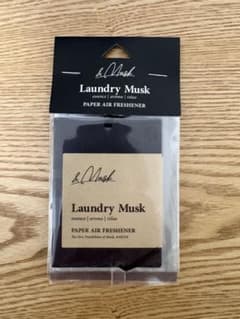 &Musk Laundry Musk ペーパーエアフレッシュナーのサムネイル